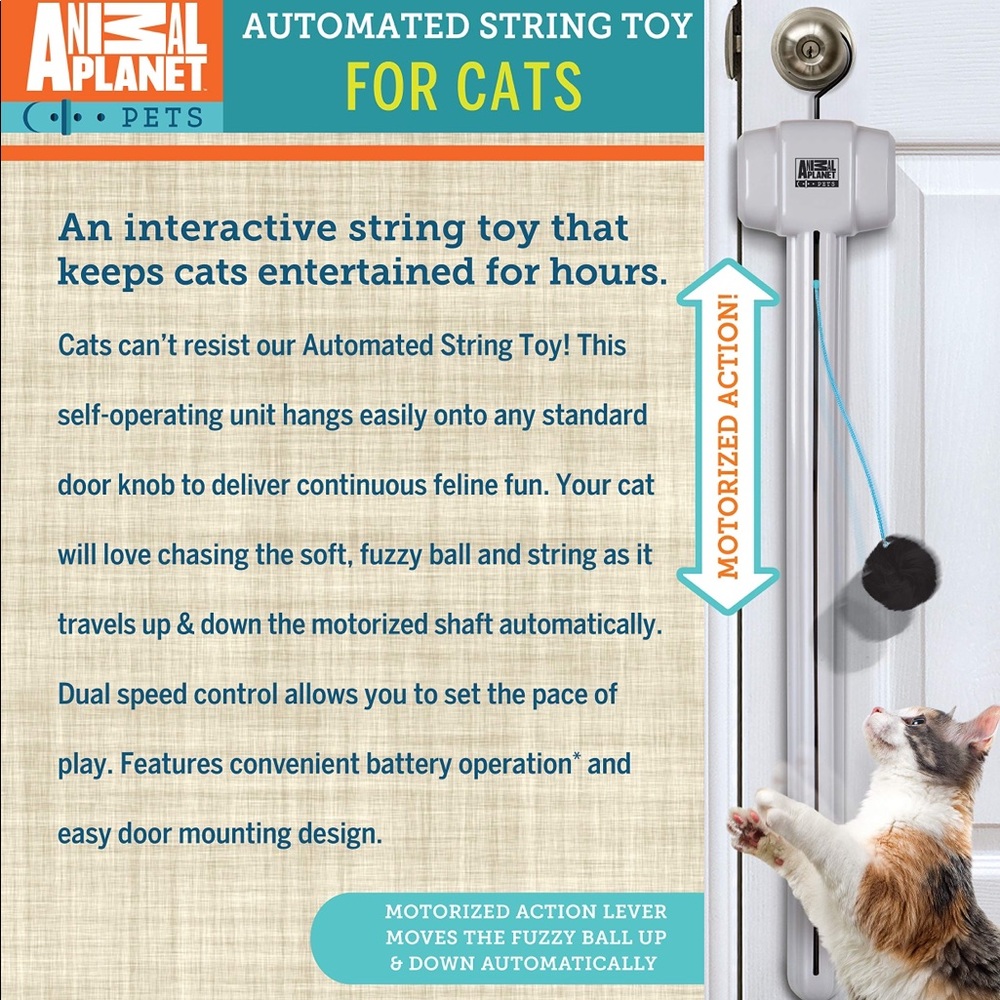 Automated Cat String Toy